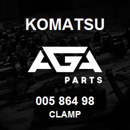 005 864 98 Komatsu Clamp | AGA Parts