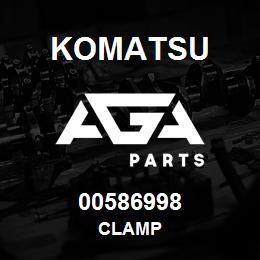 00586998 Komatsu CLAMP | AGA Parts