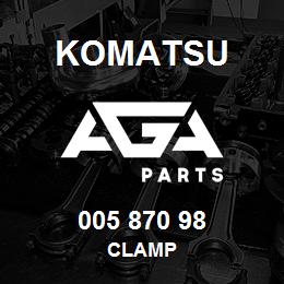005 870 98 Komatsu Clamp | AGA Parts
