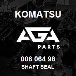 006 064 98 Komatsu Shaft seal | AGA Parts