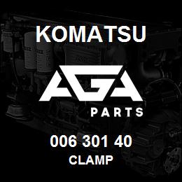 006 301 40 Komatsu Clamp | AGA Parts