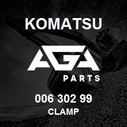 006 302 99 Komatsu Clamp | AGA Parts