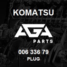 006 336 79 Komatsu Plug | AGA Parts