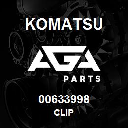 00633998 Komatsu CLIP | AGA Parts
