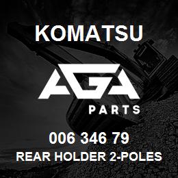 006 346 79 Komatsu Rear holder 2-poles | AGA Parts
