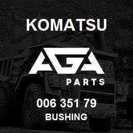 006 351 79 Komatsu Bushing | AGA Parts