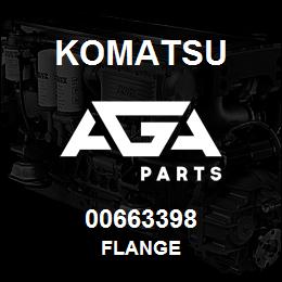 00663398 Komatsu FLANGE | AGA Parts