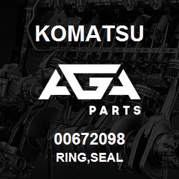00672098 Komatsu RING,SEAL | AGA Parts