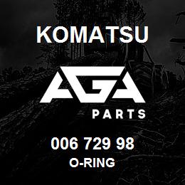 006 729 98 Komatsu O-ring | AGA Parts