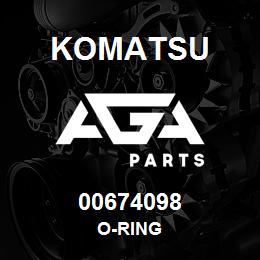 00674098 Komatsu O-RING | AGA Parts