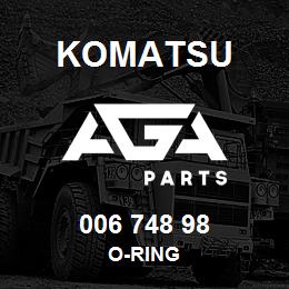 006 748 98 Komatsu O-ring | AGA Parts