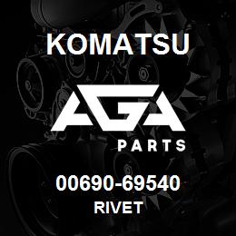 00690-69540 Komatsu RIVET | AGA Parts