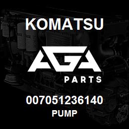 007051236140 Komatsu Pump | AGA Parts