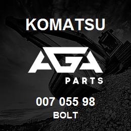 007 055 98 Komatsu Bolt | AGA Parts
