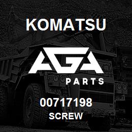 00717198 Komatsu SCREW | AGA Parts