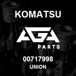 00717998 Komatsu UNION | AGA Parts