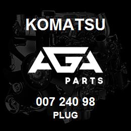007 240 98 Komatsu Plug | AGA Parts