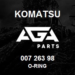 007 263 98 Komatsu O-ring | AGA Parts
