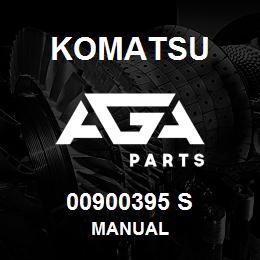 00900395 S Komatsu MANUAL | AGA Parts