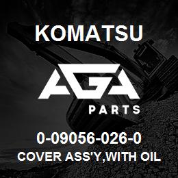 0-09056-026-0 Komatsu COVER ASS'Y,WITH OIL SEAL | AGA Parts