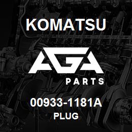 00933-1181A Komatsu PLUG | AGA Parts