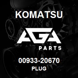 00933-20670 Komatsu PLUG | AGA Parts