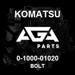 0-1000-01020 Komatsu BOLT | AGA Parts