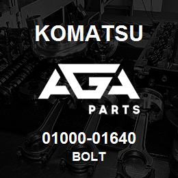 01000-01640 Komatsu BOLT | AGA Parts