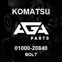 01000-20840 Komatsu BOLT | AGA Parts