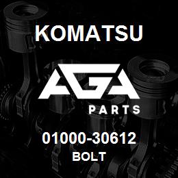 01000-30612 Komatsu BOLT | AGA Parts