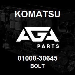 01000-30645 Komatsu BOLT | AGA Parts
