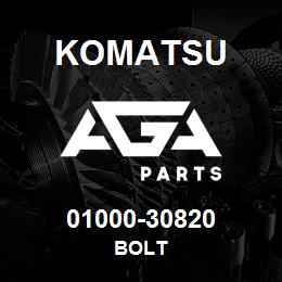 01000-30820 Komatsu BOLT | AGA Parts