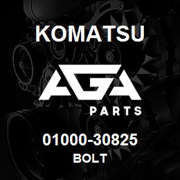 01000-30825 Komatsu BOLT | AGA Parts