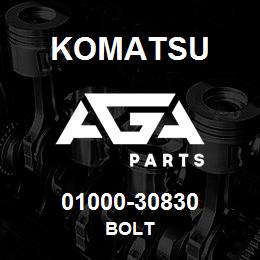 01000-30830 Komatsu BOLT | AGA Parts