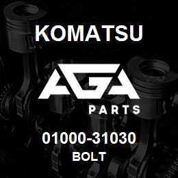 01000-31030 Komatsu BOLT | AGA Parts