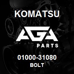01000-31080 Komatsu BOLT | AGA Parts