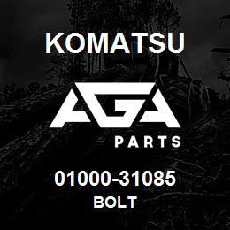01000-31085 Komatsu BOLT | AGA Parts