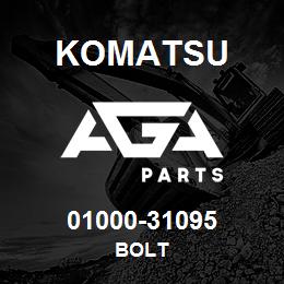 01000-31095 Komatsu BOLT | AGA Parts