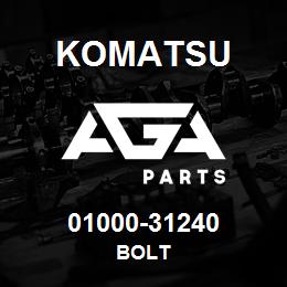 01000-31240 Komatsu BOLT | AGA Parts