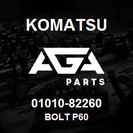 01010-82260 Komatsu BOLT P60 | AGA Parts