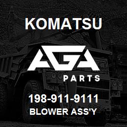 198-911-9111 Komatsu BLOWER ASS'Y | AGA Parts