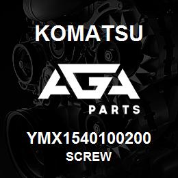 YMX1540100200 Komatsu SCREW | AGA Parts