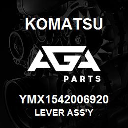 YMX1542006920 Komatsu LEVER ASS'Y | AGA Parts