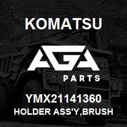 YMX21141360 Komatsu HOLDER ASS'Y,BRUSH | AGA Parts