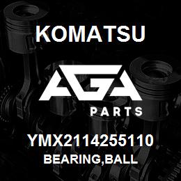 YMX2114255110 Komatsu BEARING,BALL | AGA Parts