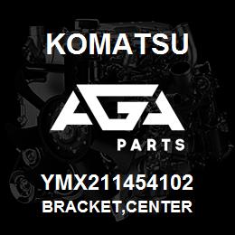 YMX211454102 Komatsu BRACKET,CENTER | AGA Parts