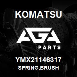 YMX21146317 Komatsu SPRING,BRUSH | AGA Parts