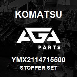 YMX2114715500 Komatsu STOPPER SET | AGA Parts