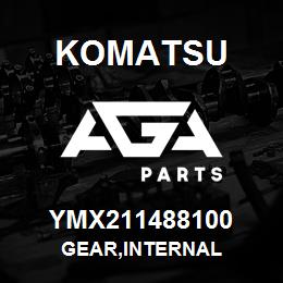 YMX211488100 Komatsu GEAR,INTERNAL | AGA Parts