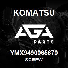 YMX9490065670 Komatsu SCREW | AGA Parts